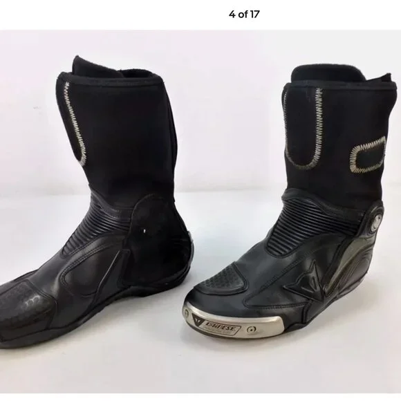 Dainese R Axial Pro In Motorcycle Boots Black Internal Carbon Men's US 8.5 MINT - Picture 4 of 16